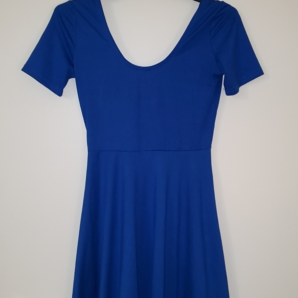 Blue dress